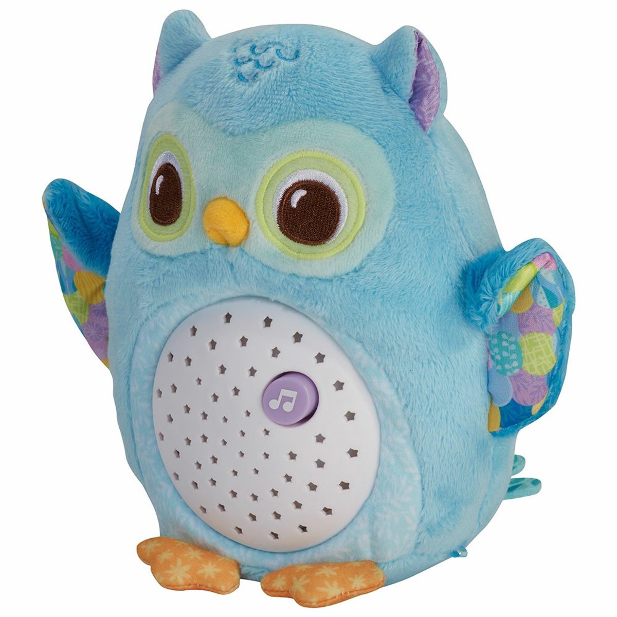 Leuchtende Plüscheule.