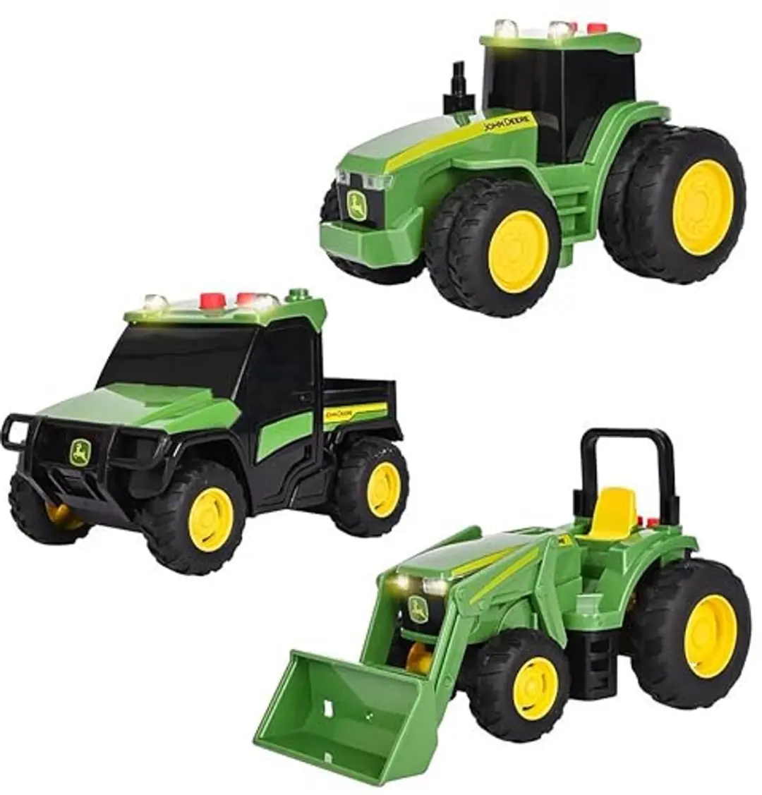 Tomy John Deere Tractor Speelgoed 3-Pack - Meerkleurig
