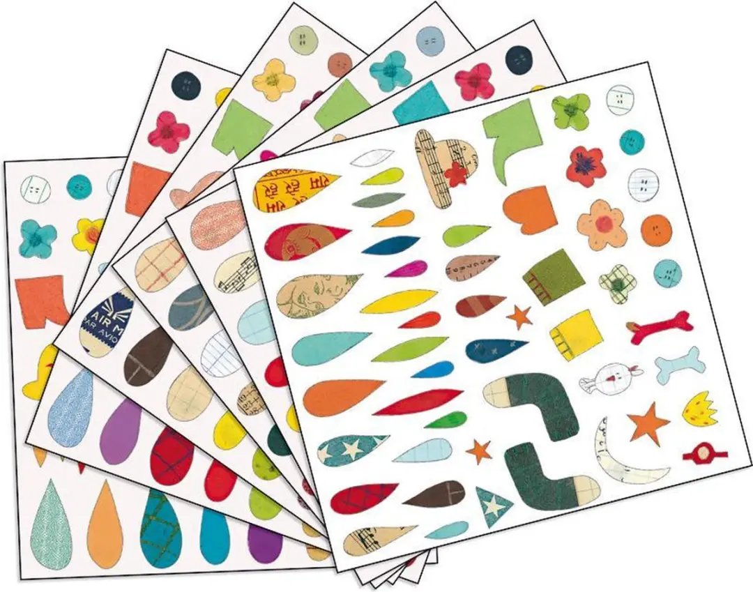 Djeco Stickers Multicolore - 11 Stuks - afbeelding 6 van 6