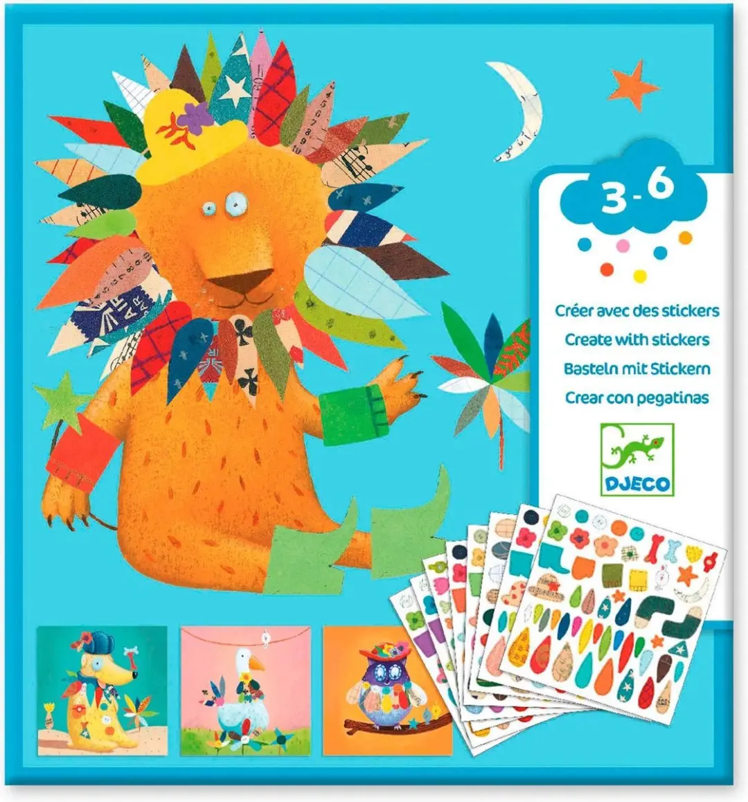 Djeco Stickers Multicolore