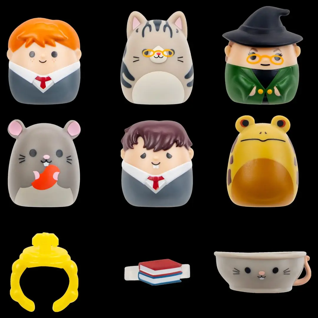Squishmallows SQUISH-A-LONGS SQAL0502 Harry Potter 3 Stuks - Multi