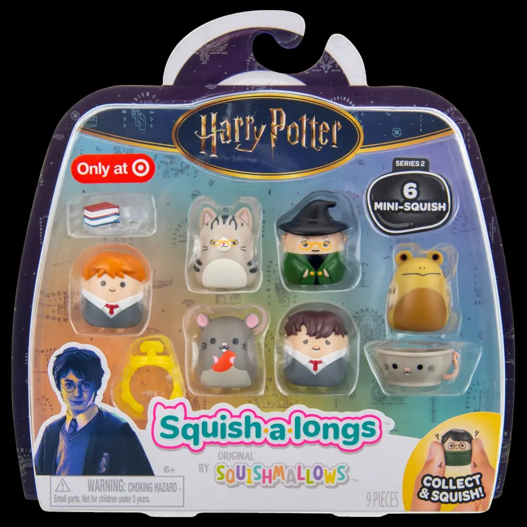 Squishmallows SQUISH-A-LONGS SQAL0502 Harry Potter 3 Stuks