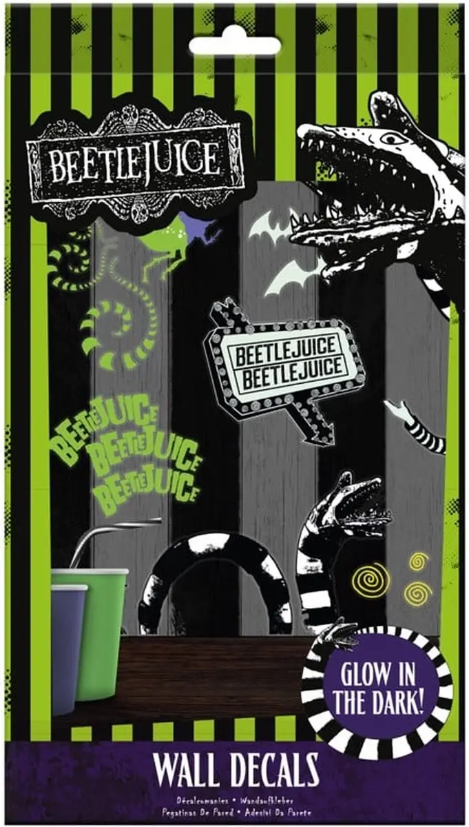 Paladone Beetlejuice Glow-in-the-Dark Stickers