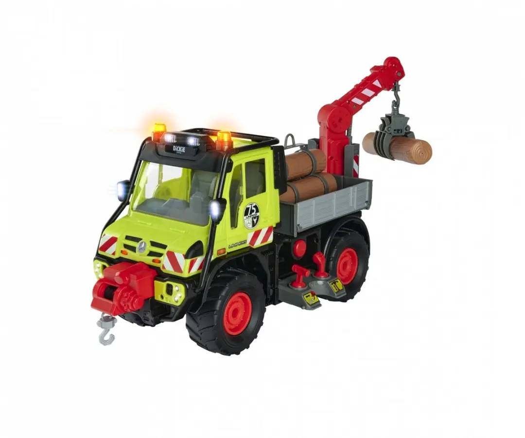 Dickie Toys Unimog U530 Speelgoedvoertuig 50cm - Licht & Geluid - Groen