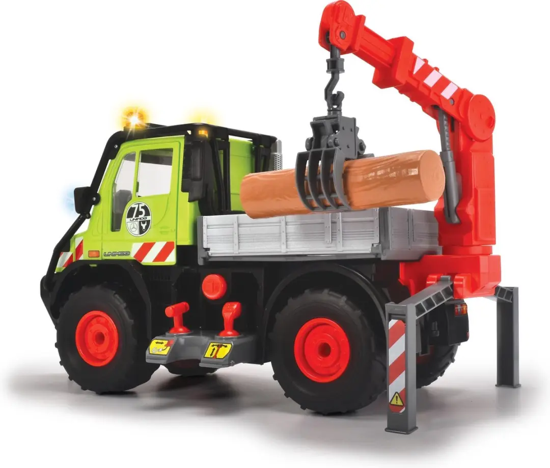 Dickie Toys Unimog U530 Speelgoedvoertuig 50cm - Licht & Geluid - Groen
