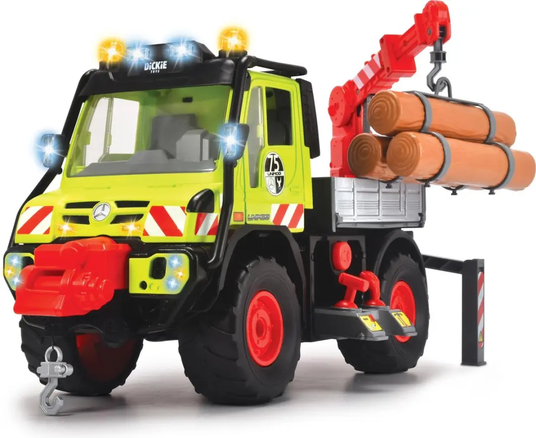 Dickie Toys Unimog U530 Speelgoedvoertuig 50cm - Licht & Geluid - Groen - afbeelding 6 van 6