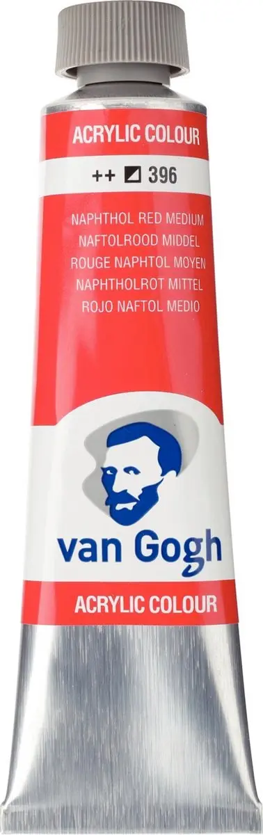 Van Gogh Acrylverf Naftolrood Middel 396