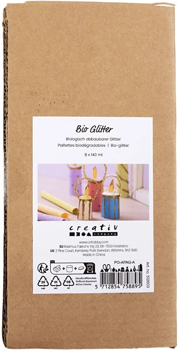 Creativ Company Bio Sparkles 1120ml - 8x140ml
