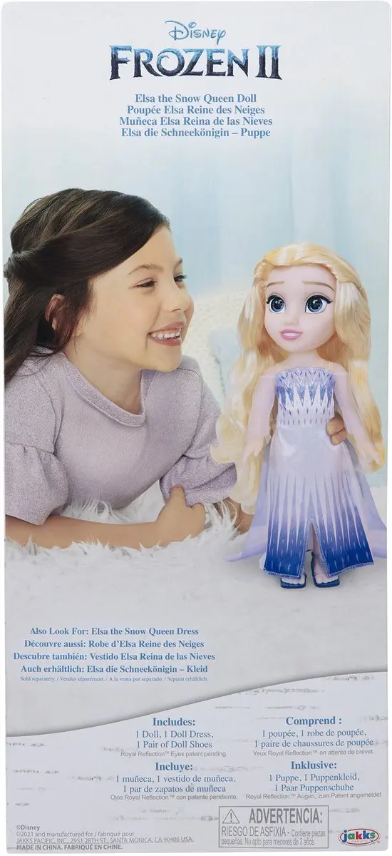 Disney Frozen Elsa Sneeuwkoningin Pop 38cm - Meerkleurig