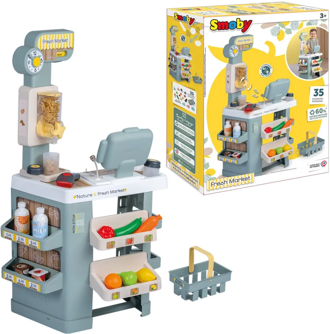 Smoby Speelgoedkassa met 35 Accessoires