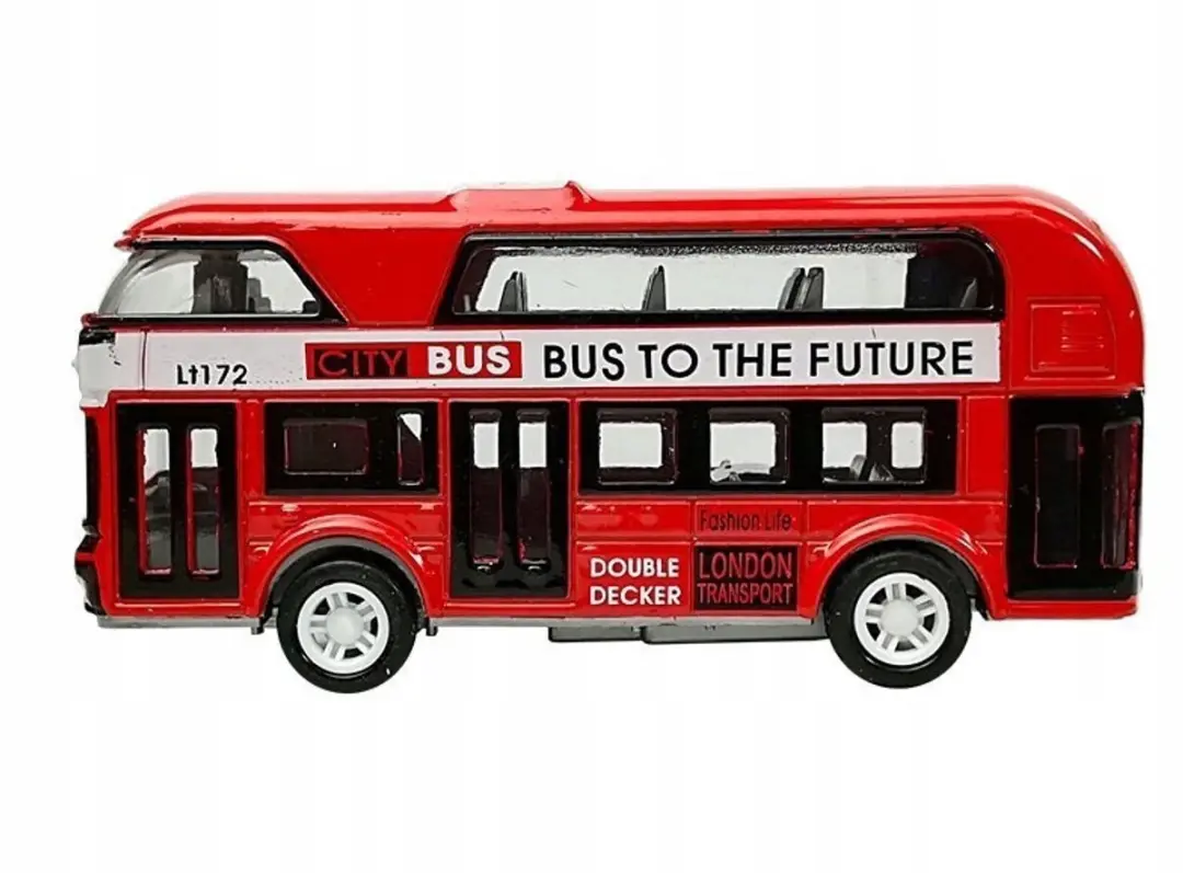 LEAN TOYS Dubbeldekkerbusspeelgoed 5905991027065 - Meerkleurig