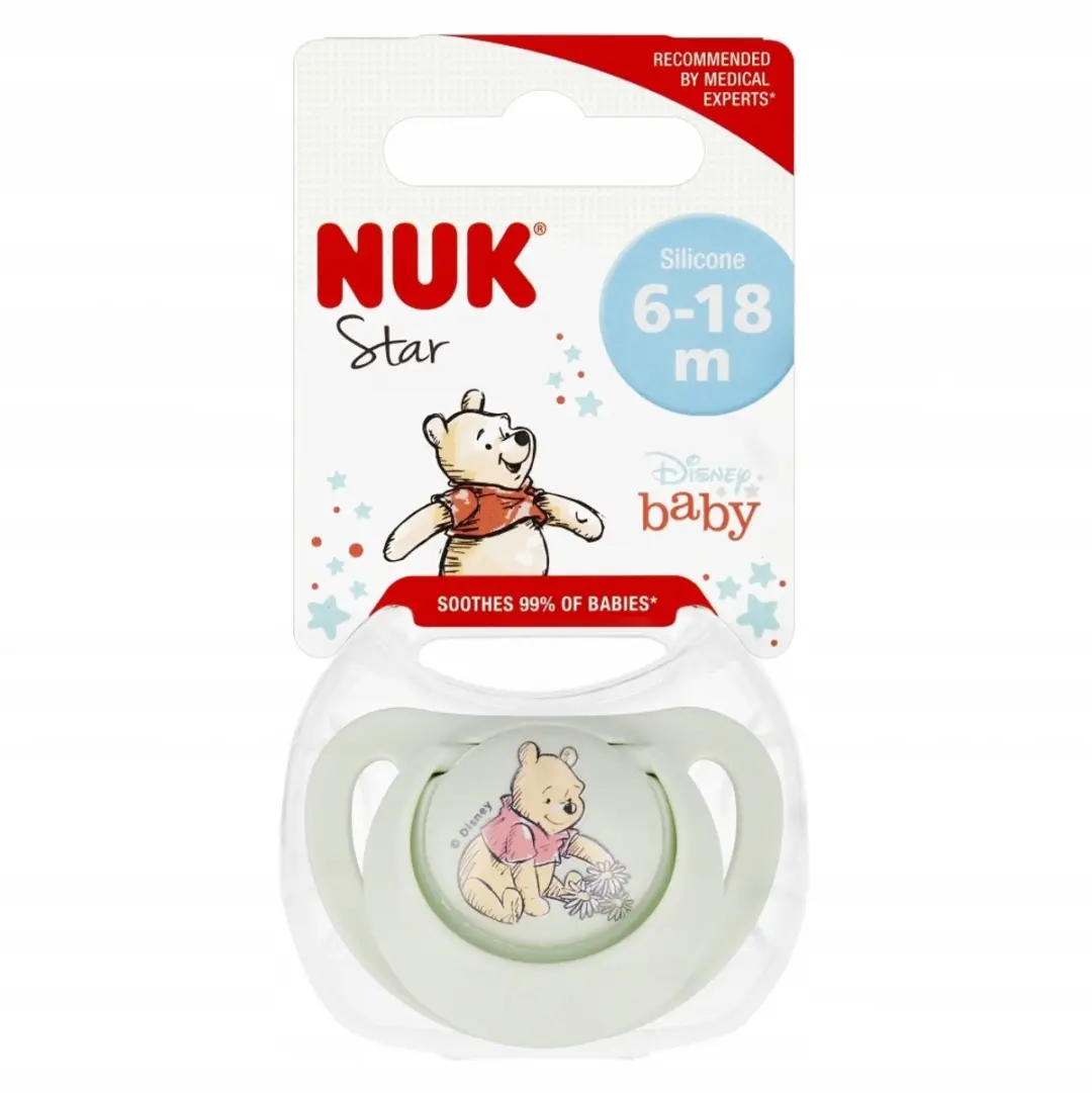 NUK Ster Siliconen Smoczek 6-18 maanden