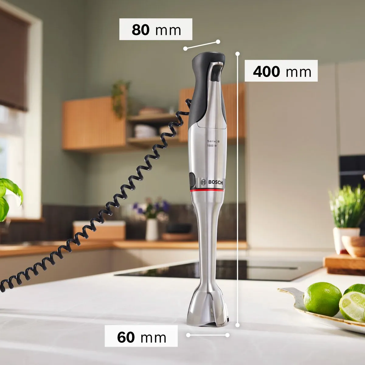 Bosch Serie 8 MSM8M934 - ErgoMaster Staafmixer - 1500W - Roestvrijstaal
