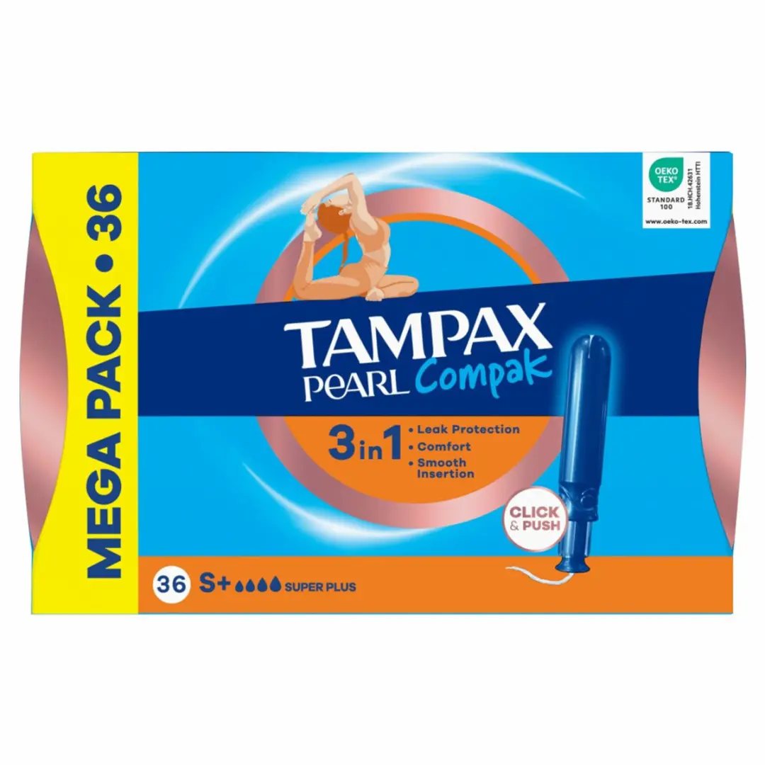 Tampax Pearl Compak Super Plus Tampons - 36 Stuks