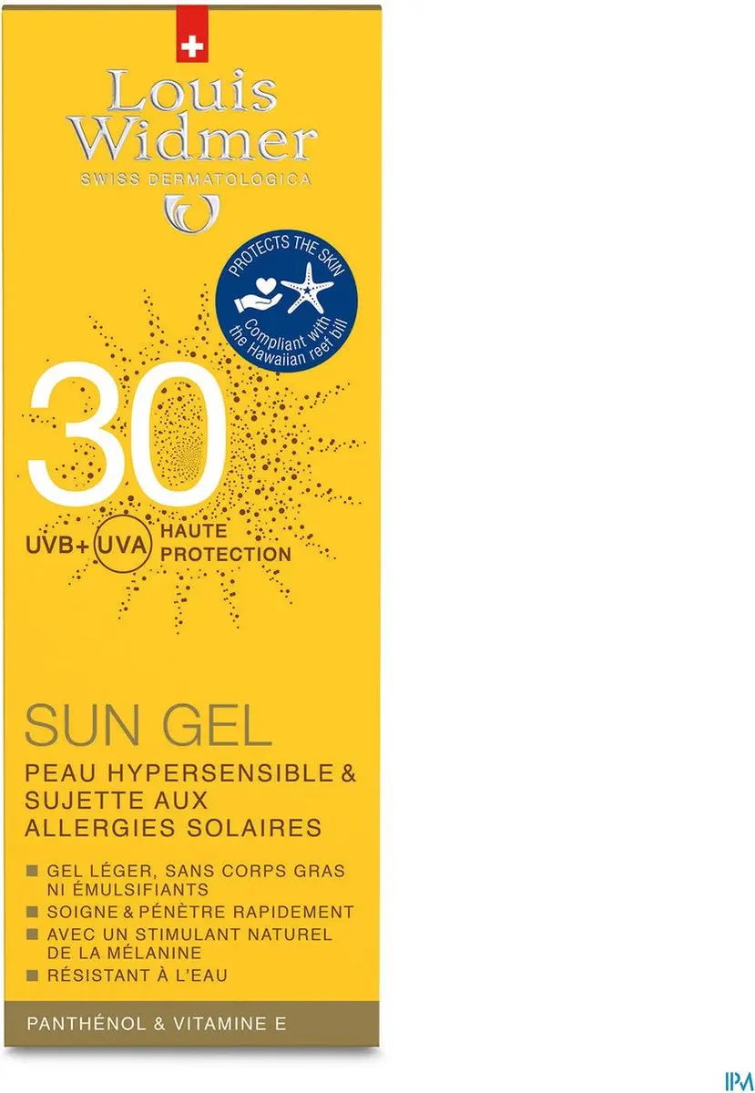 Louis Widmer Sun Gel SPF30 100ml