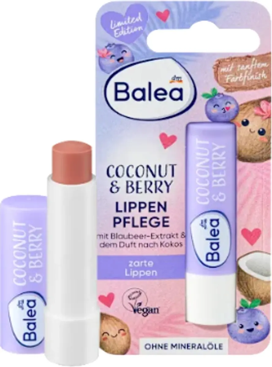 Balea Lippenbalsem Coconut & Berry 4,8g