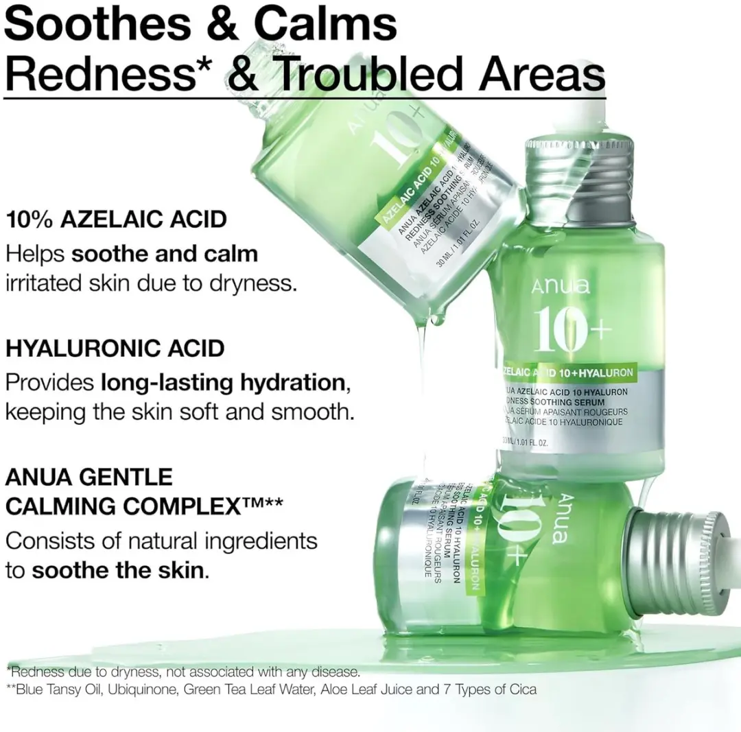 Anua Azelaic Acid 10 Hyaluron Serum 30ml - afbeelding 6 van 6