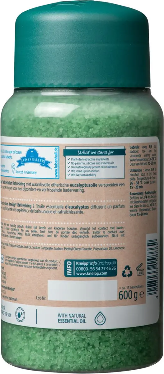 Kneipp Badkristallen Refreshing 3600g - afbeelding 6 van 6