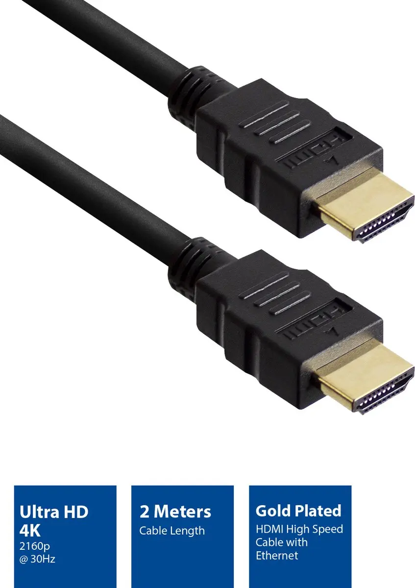 Ewent Eminent HDMI 4K Kabel 2m - Zwart