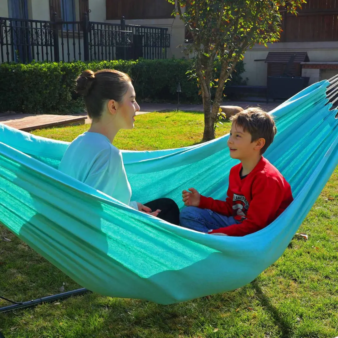 Songmics Hangmat Turkoois - 2 Personen