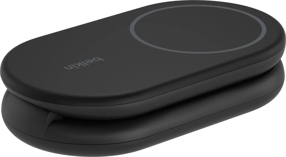 Belkin WIZ028vfBK 2-in-1 Draadloze Lader Qi2 15W - Zwart