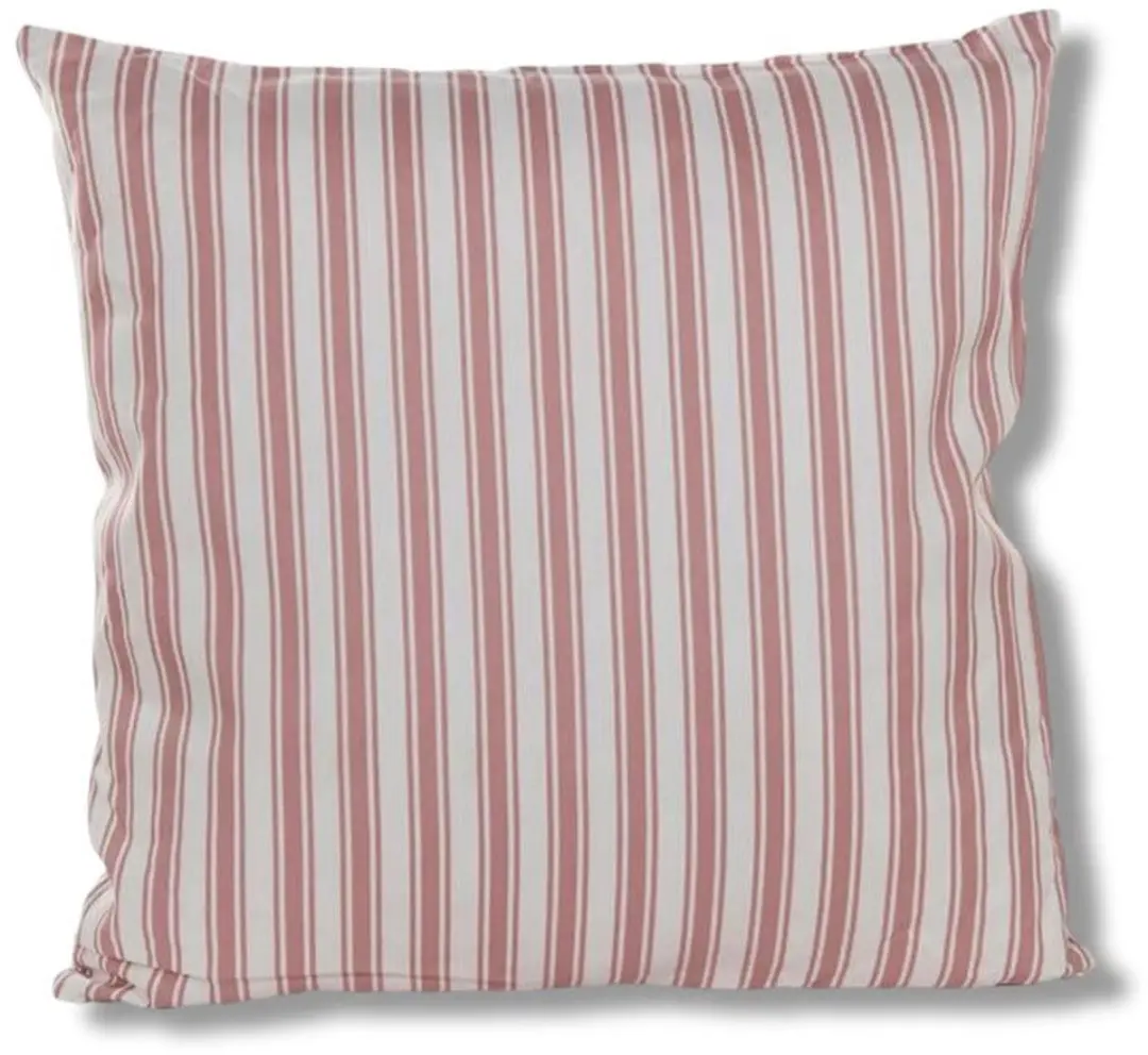 Anna's Collection Buitenkussen 45x45cm Roze Streep