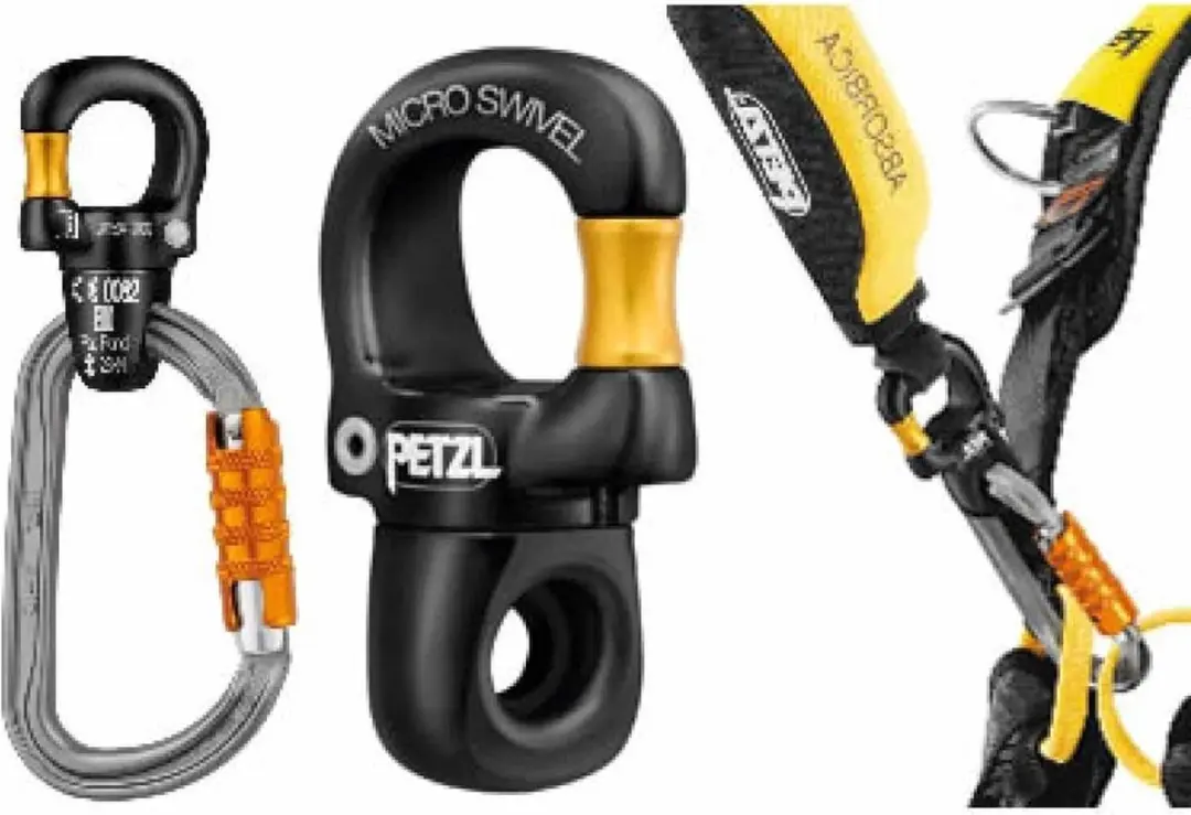 Petzl Micro Swivel - 2 Bevestigingspunten