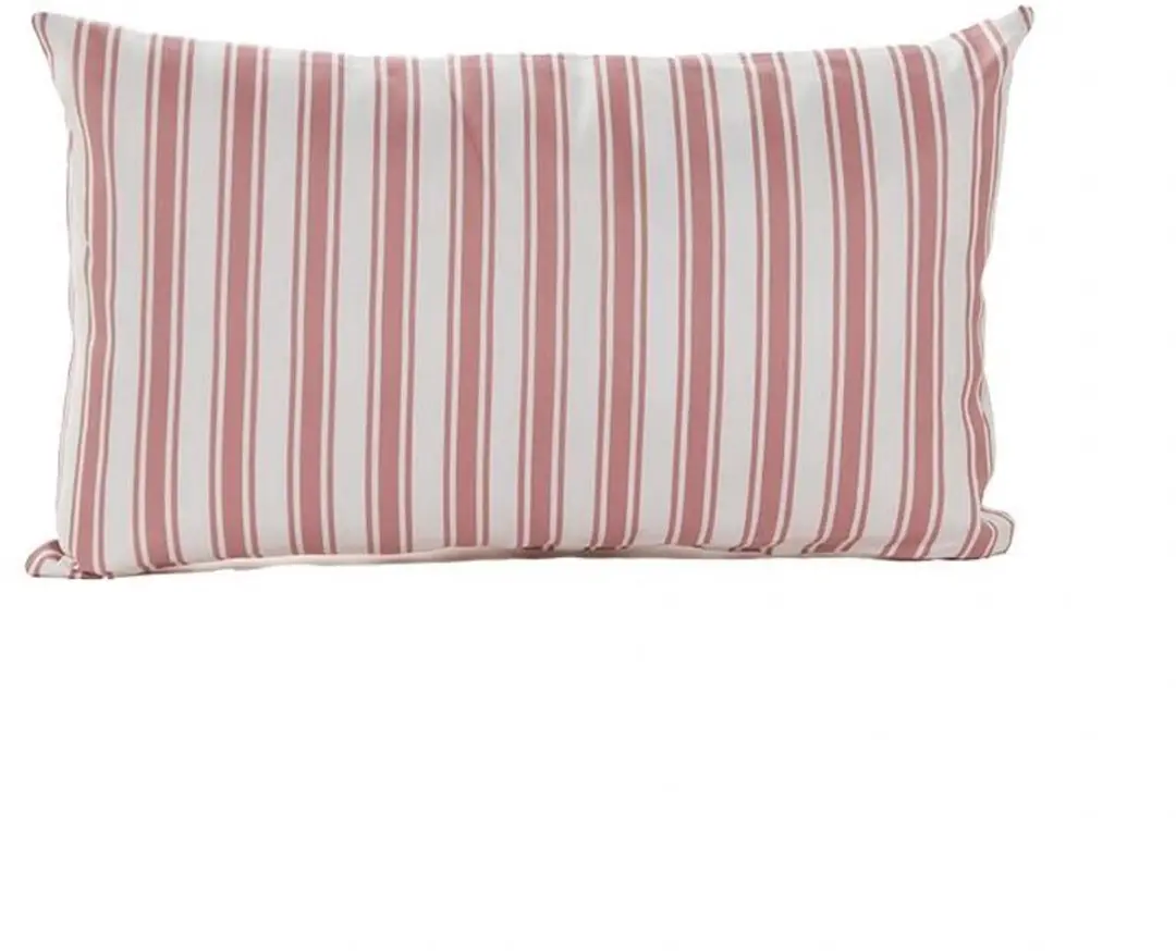 Anna's Collection Buitenkussen 30x50cm Roze Streep