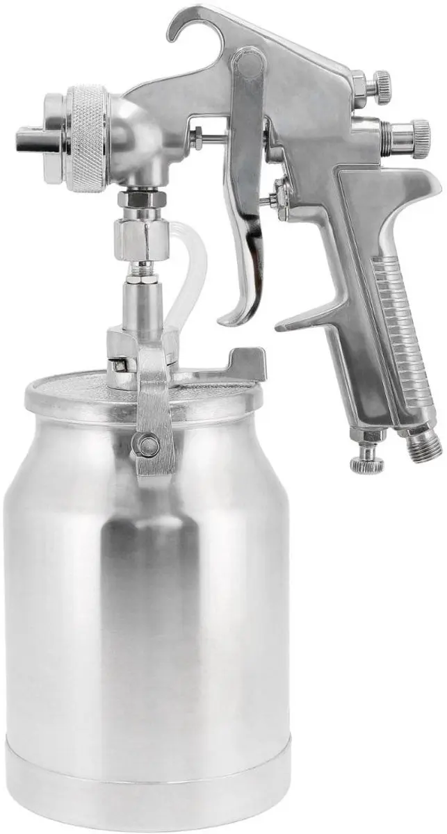 Airpress Verfspuit 0.6L - 1.8mm Nozzle - Zilver - afbeelding 6 van 6