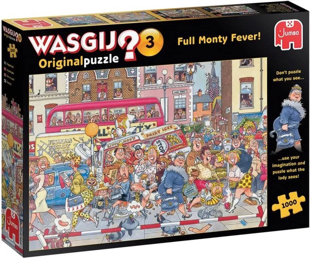 Wasgij Original 3 Full Monty Fever Legpuzzel 1000 Stukjes