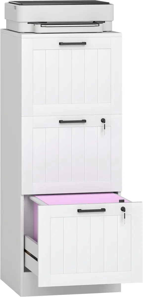 Homcom Archiefkast MDF 40x40x101cm Wit
