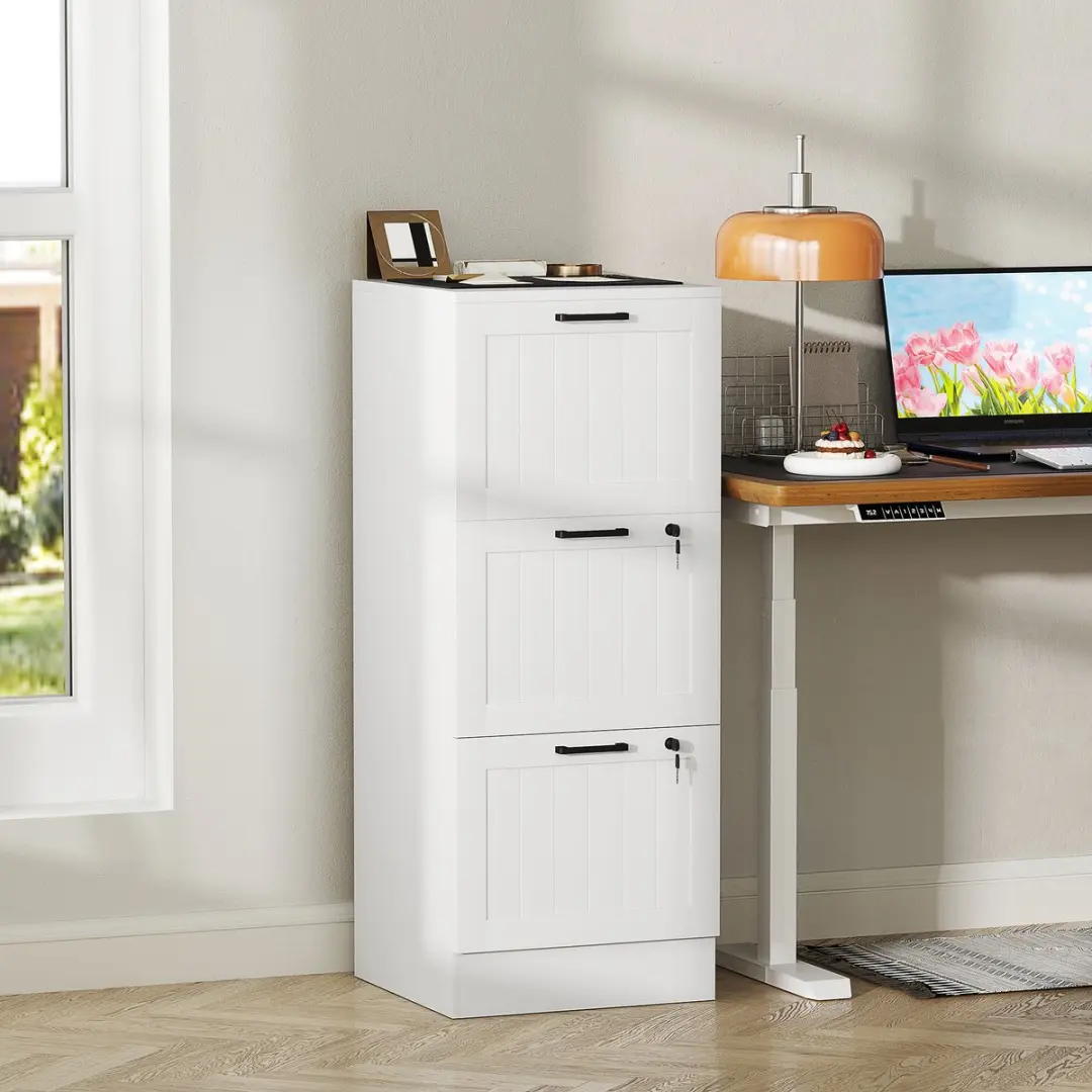 Homcom Archiefkast MDF 40x40x101cm Wit