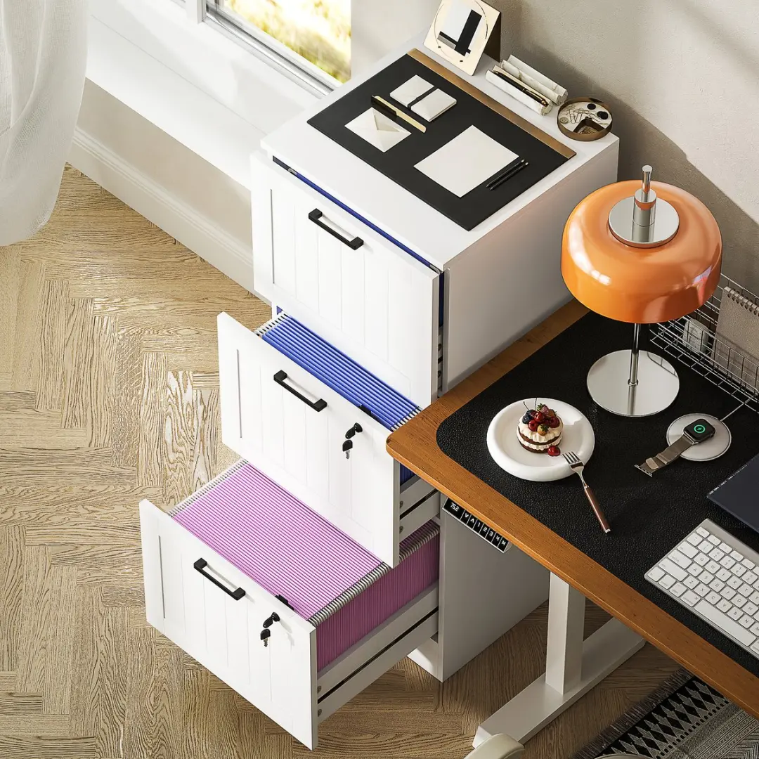 Homcom Archiefkast MDF 40x40x101cm Wit