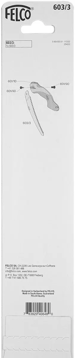 Felco 603 Reserveblad 20cm - afbeelding 3 van 3