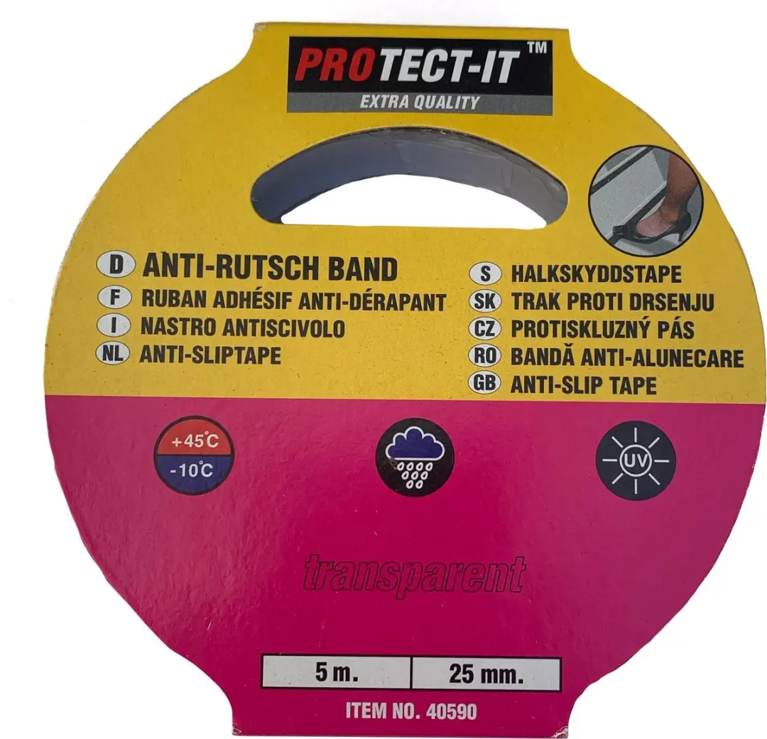 Deltafix Anti-slip Tape Transparant 5m x 25mm