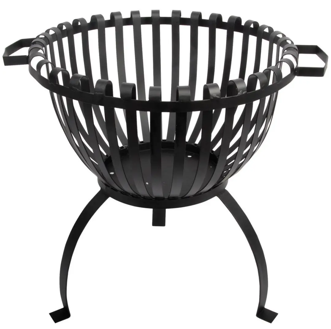 Esschert Design Tulip Vuurkorf Ø39x58cm - Zwart