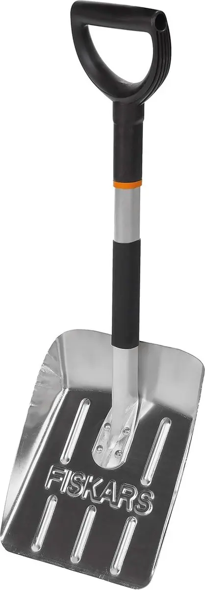 Fiskars Sneeuwschep 71cm - Aluminium Zwart/Zilver