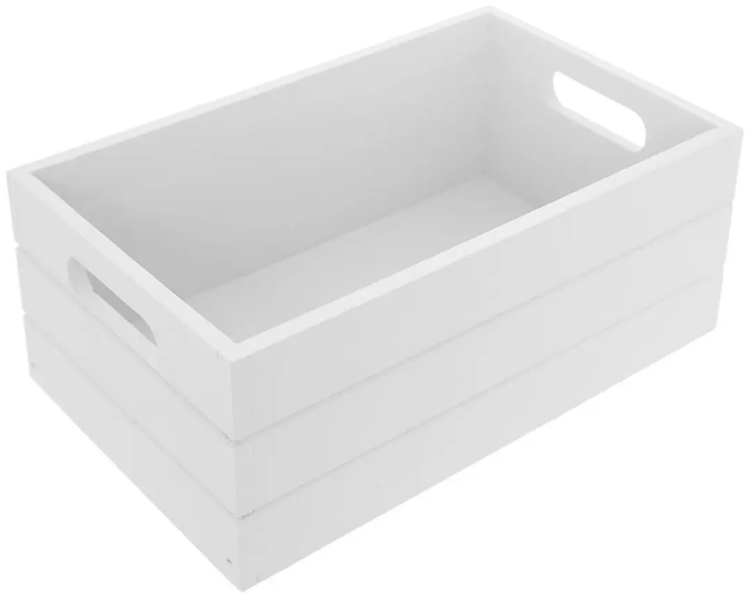 Orion Houten Opbergdoos 26x16x11cm - Wit
