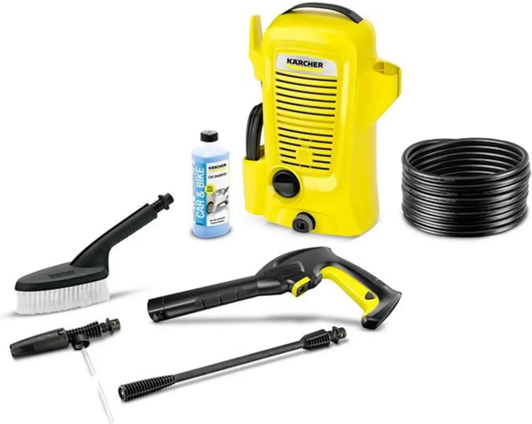 Kärcher K2 Basic Car Hogedrukreiniger 1400W - 360L/u - Zwart/Geel