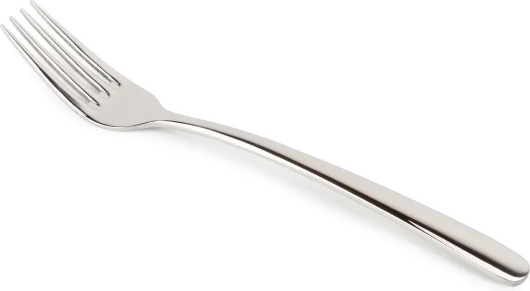 Yong Amberes Tafelvork - 6 Stuks - Wit/Zilver