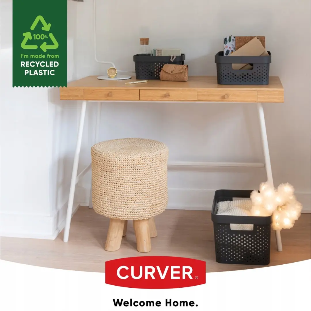 Curver Infinity-Dots Opbergbox 4,5L - Grijs