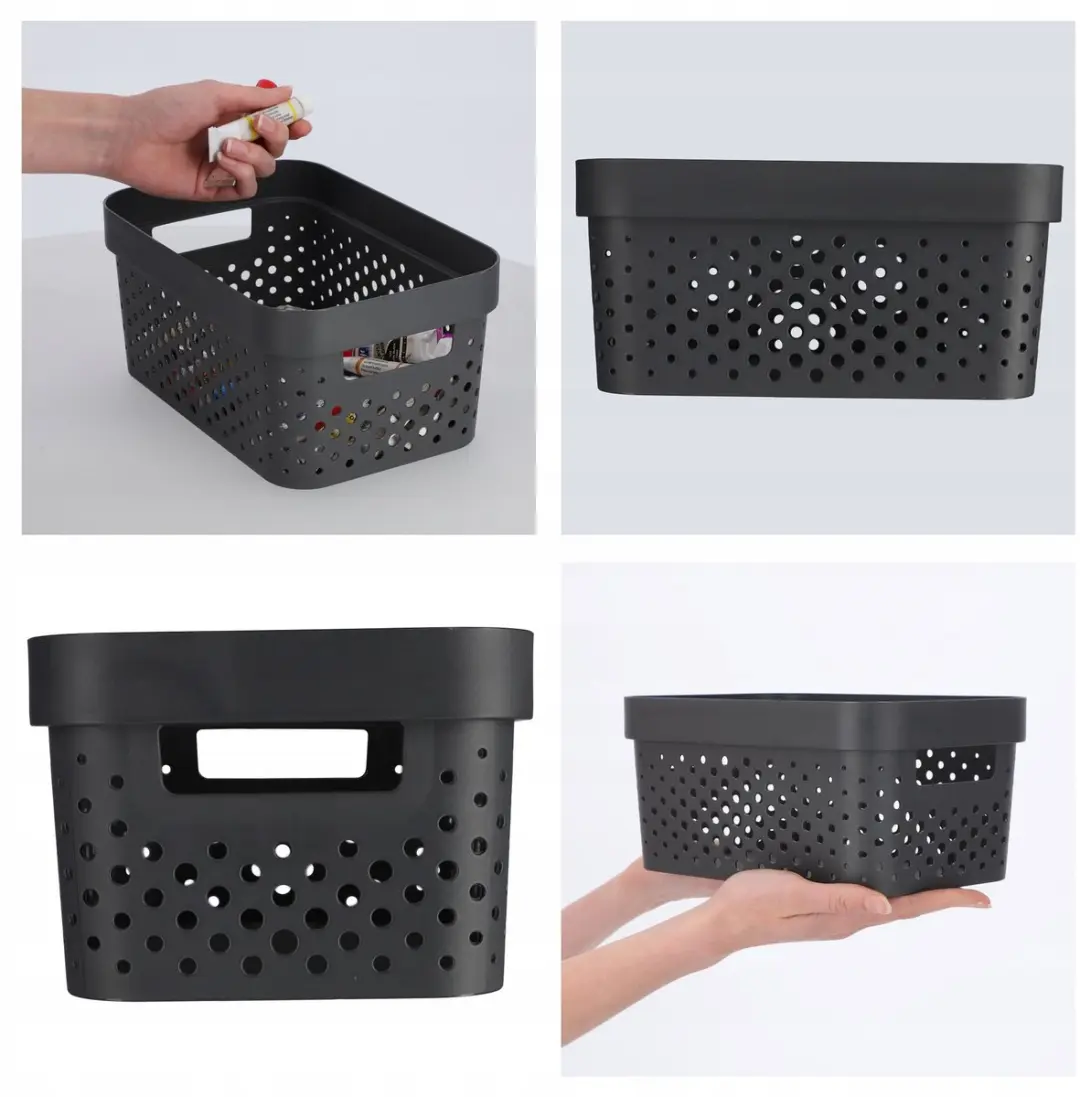 Curver Infinity-Dots Opbergbox 4,5L - Grijs