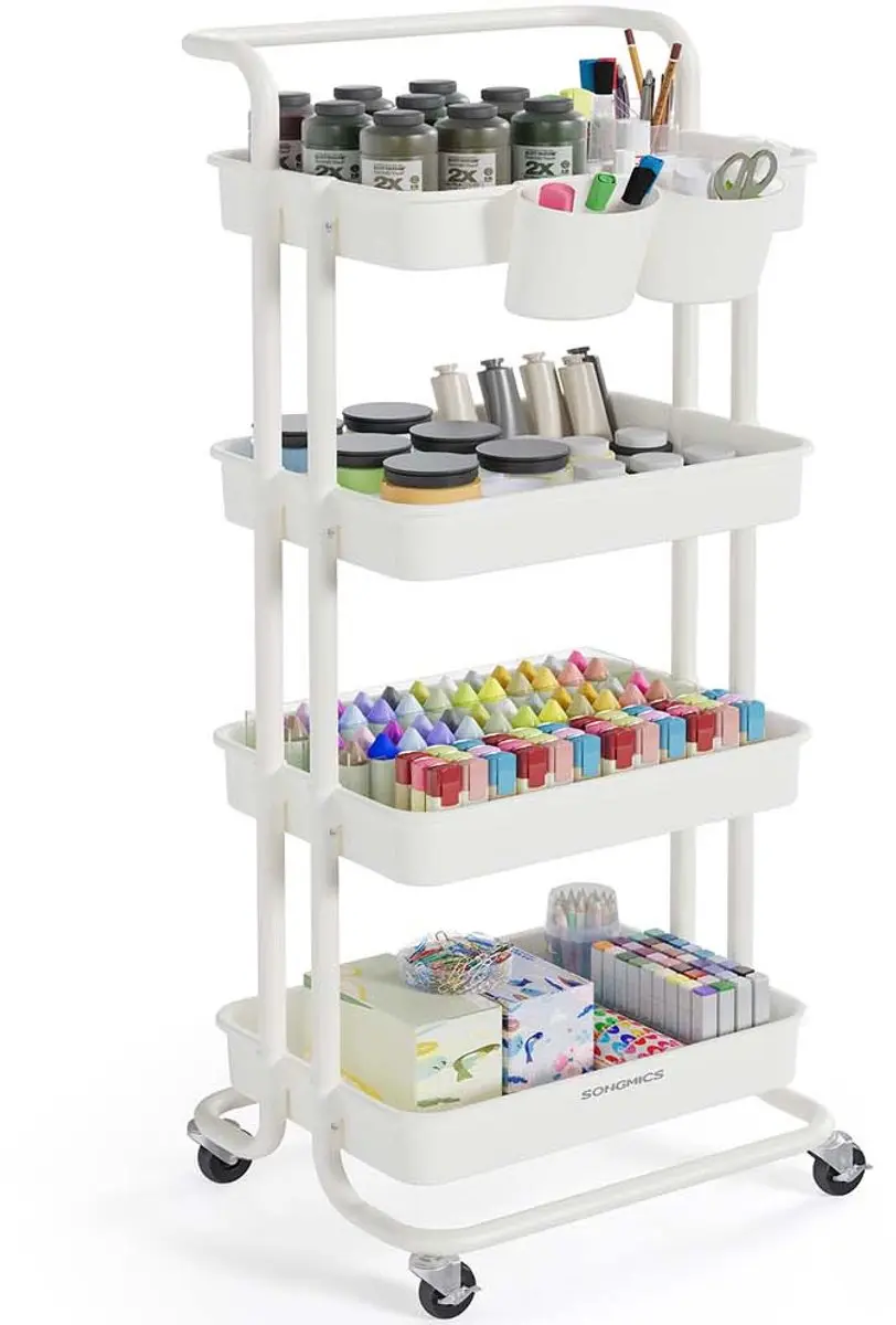 Songmics Trolley 4-niveaus