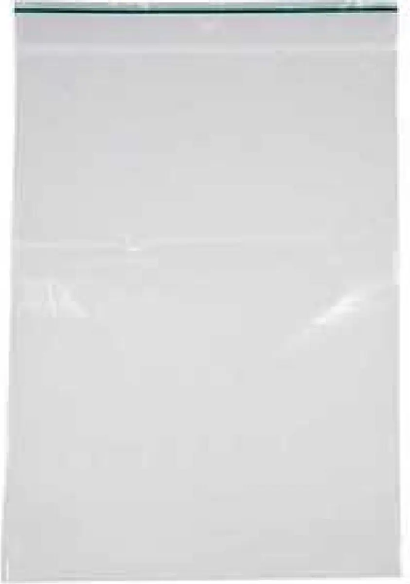 Creativ Company Gripzak 17x23cm - 100 Stuks Transparant - afbeelding 3 van 4