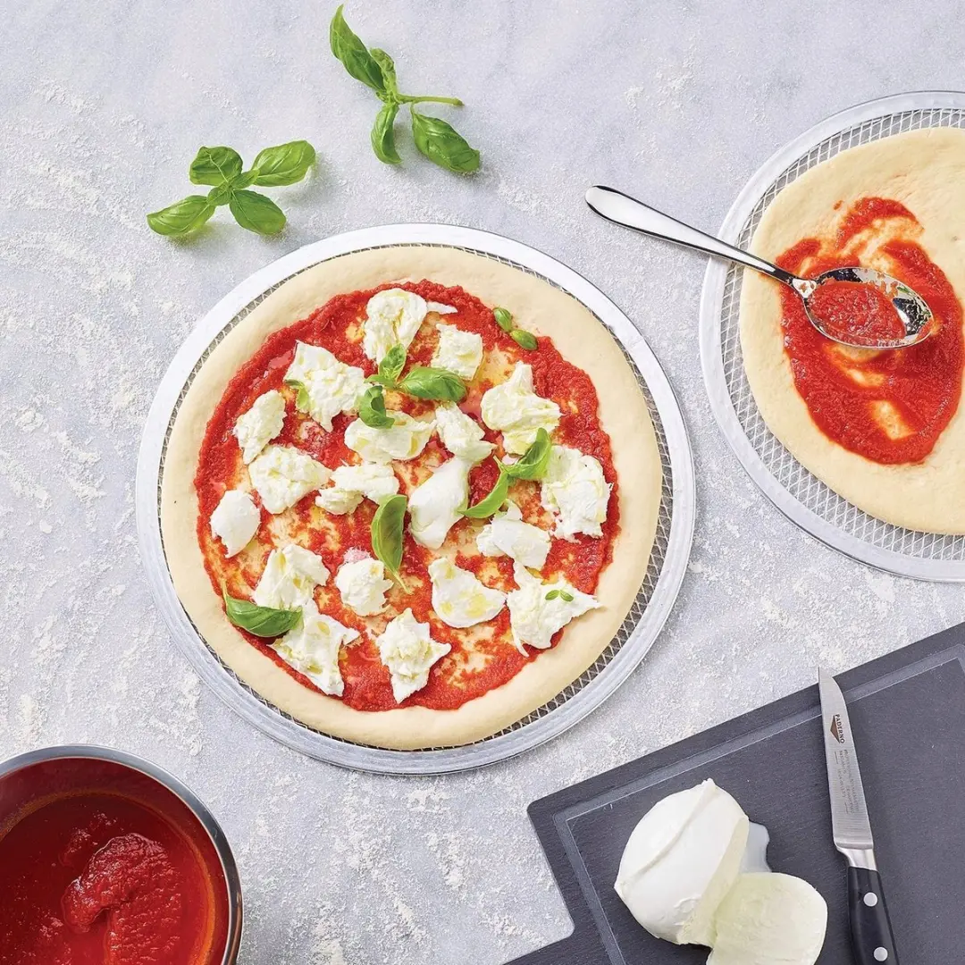 Fackelmann Pizzavorm met Gaas 28cm - Zilver