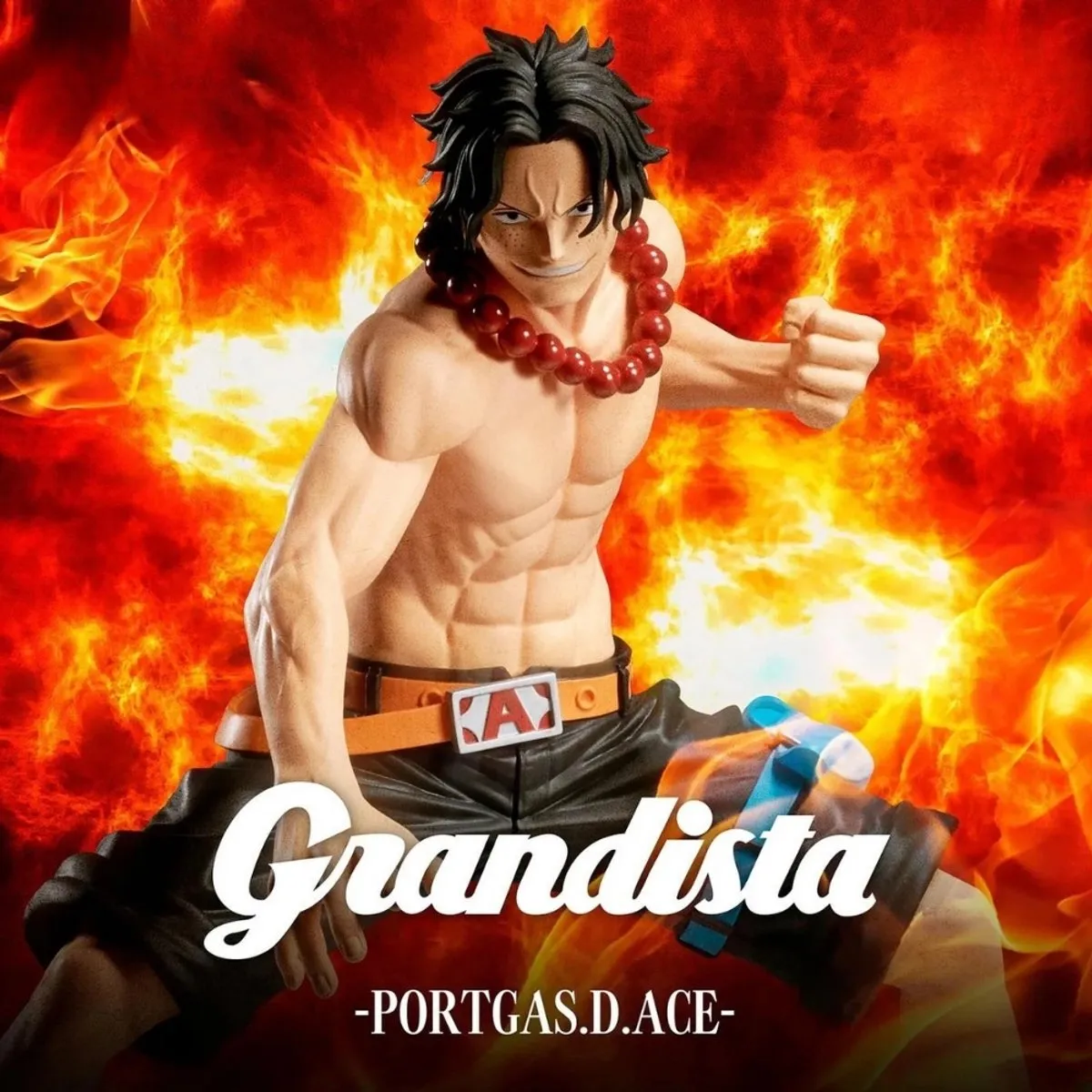 Bandai One Piece Grandista Portgas D. Ace Staand Figuur - Multicolor