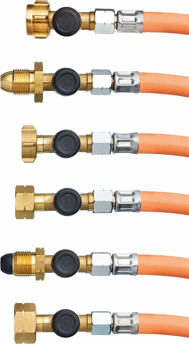 Truma HD Gasslang Rubber SBS G12 DE 75cm - Oranje