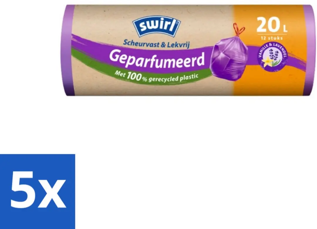 Swirl Pedaalemmerzakken Trekband Geparfumeerd 20L