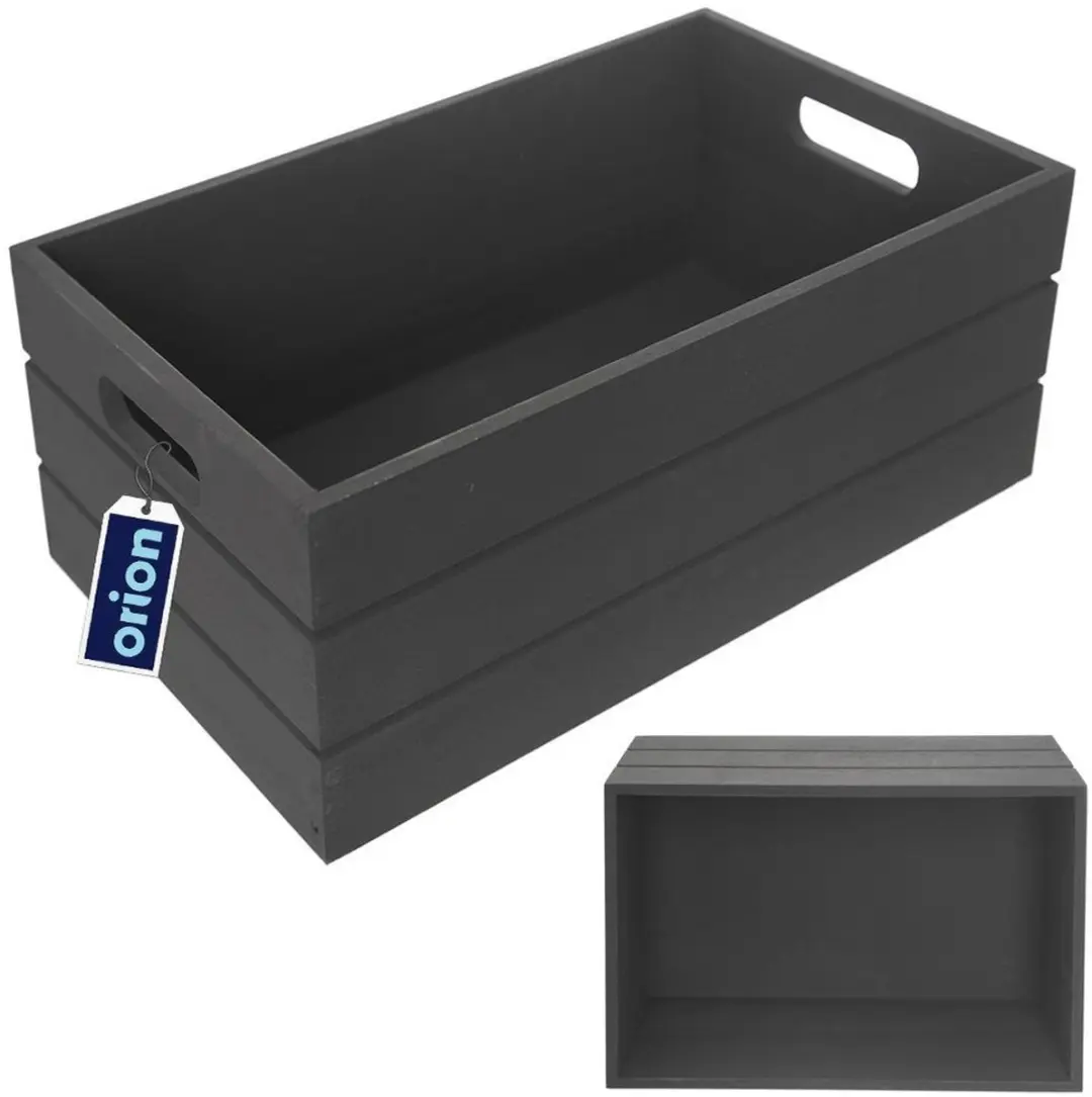 Orion Houten Opslagkist 731060 - 31x21x13cm Zwart