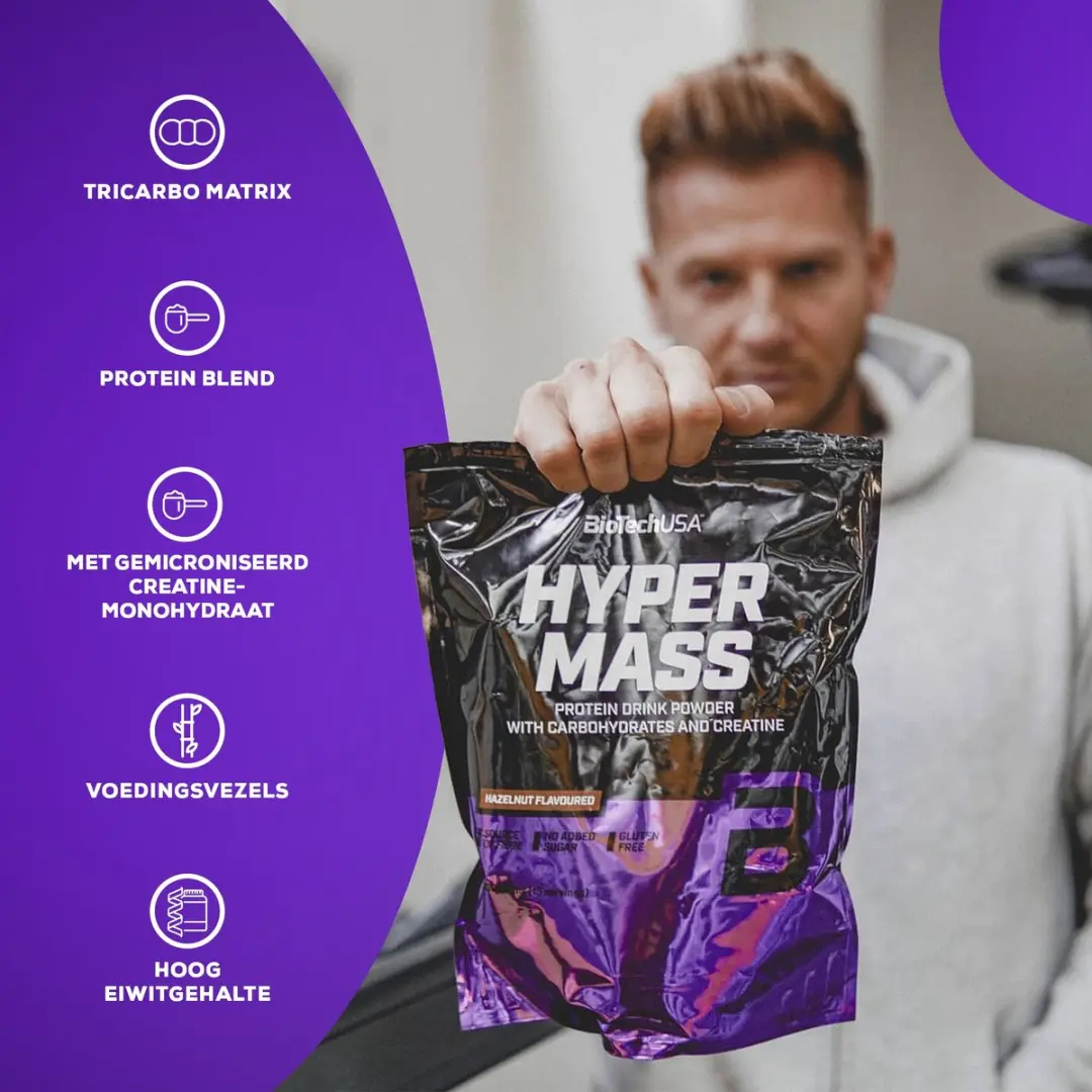 BioTechUSA Hyper Mass Mass Gainer 4kg - Chocolade